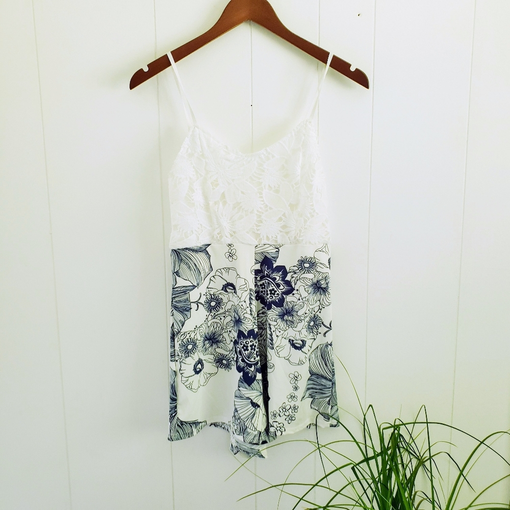 New Floral Lace Romper